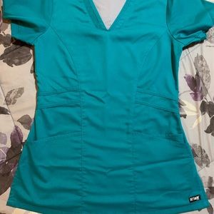 Greys Anatomy by Barco Scrubs-Brand New Never Worn. Teal. Work. XS top XSTall
